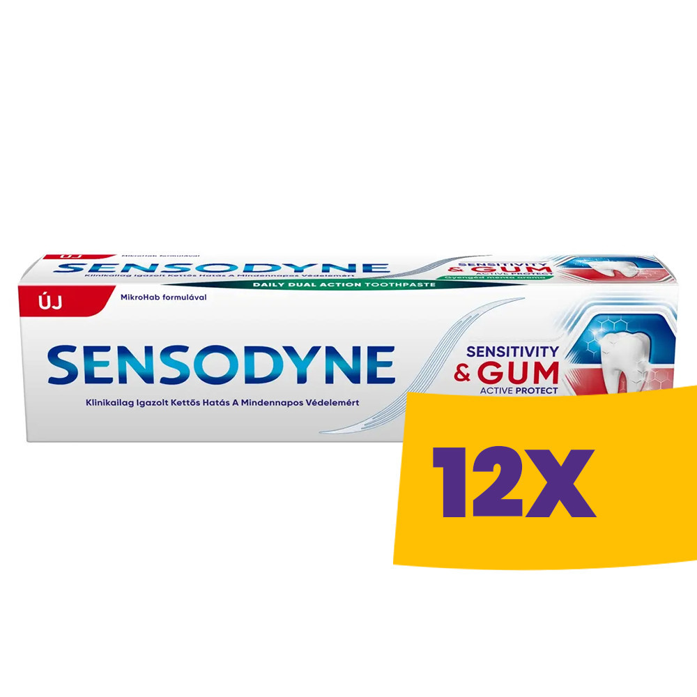 Sensodyne Sensitive Gum & Whitening fogkrém 75ml (Karton - 12 db)