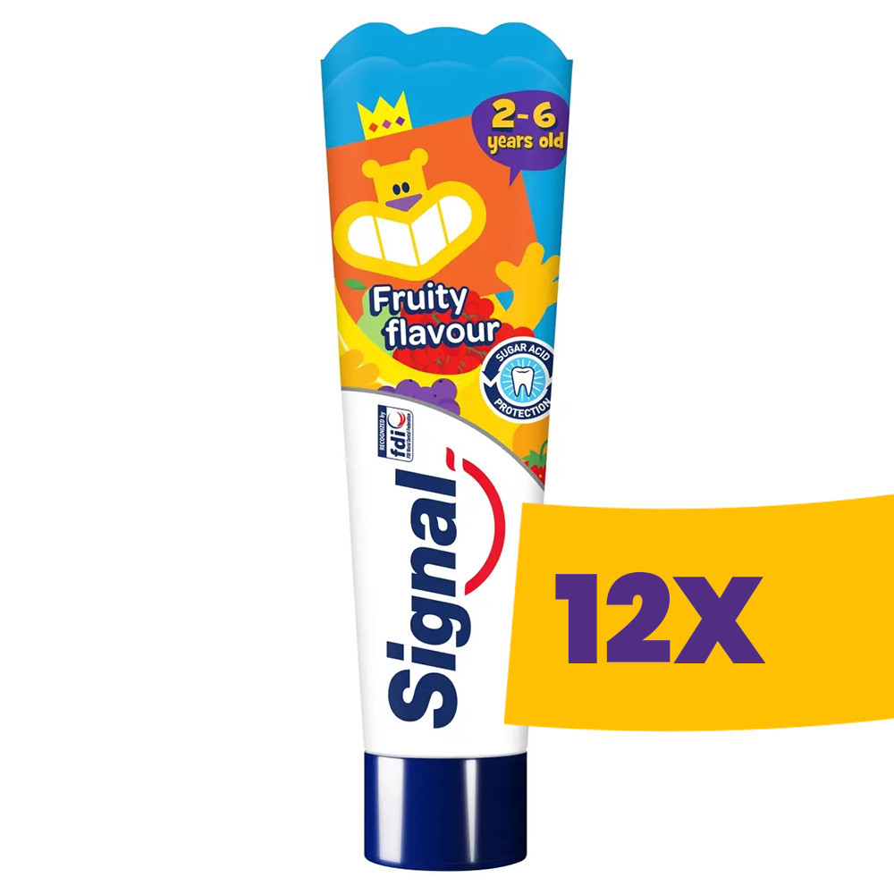 Signal Kids gyümölcsös fogkrém 2-6 éves korig 50ml (Karton - 12 db)
